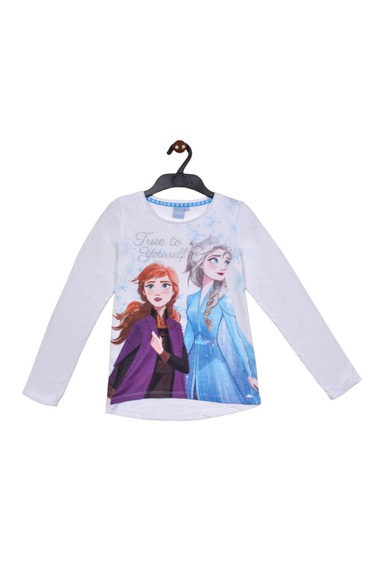 Disney Elsa & Anna Girls T Shirt