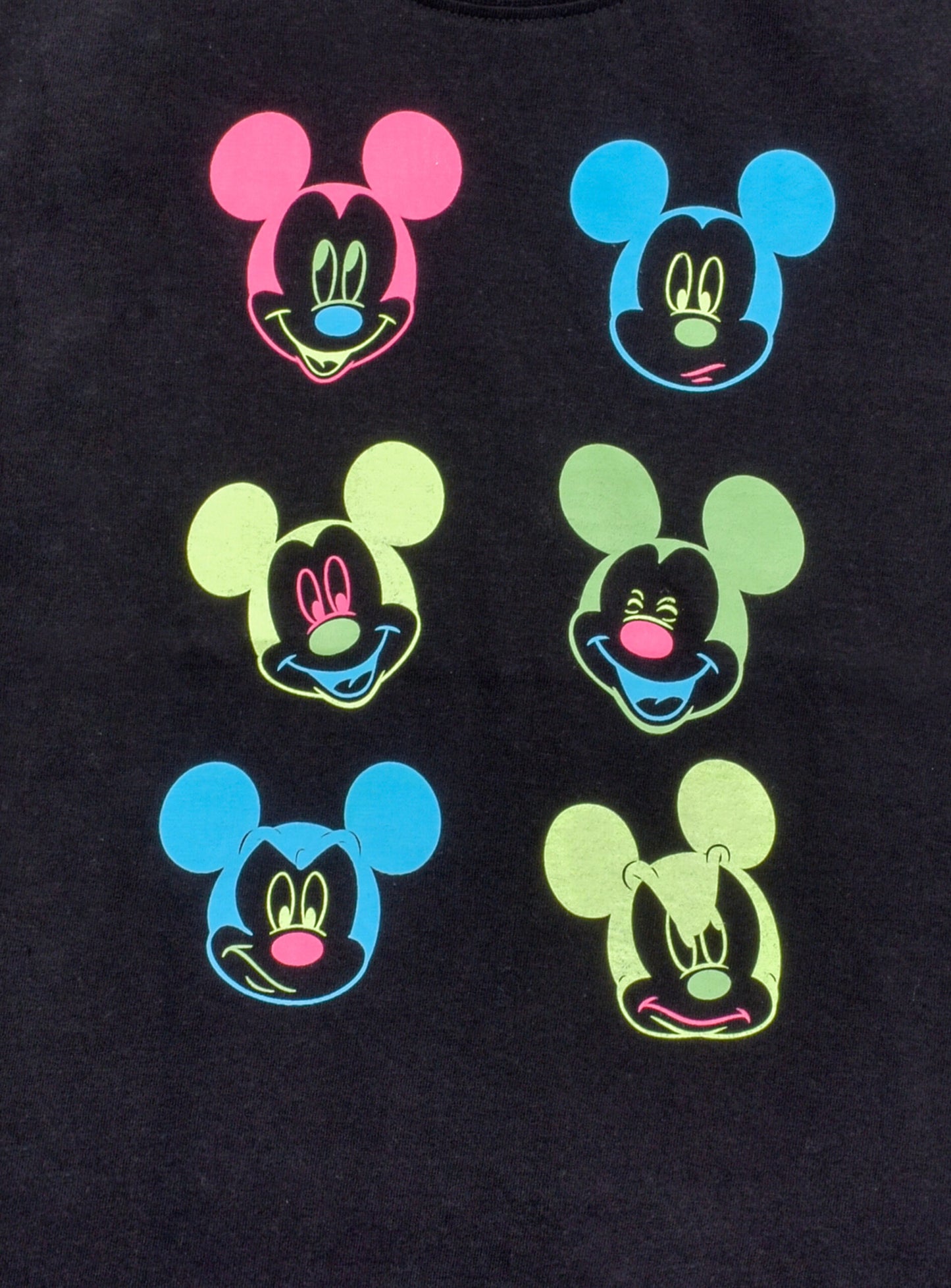 Disney Mickey Mouse Glow In Dark T Shirt