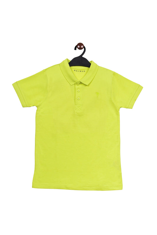 Nutmeg Boys Collar T Shirt