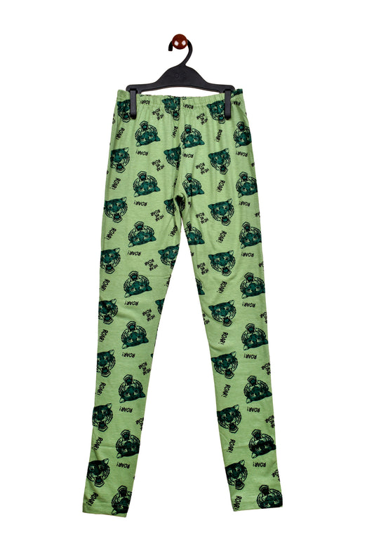 Tiger Print Boys Track Pant