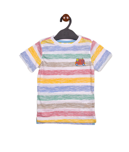 Colorful Stripes Boys T Shirt