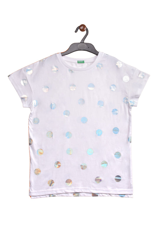 UCB Chrome Dots Girls T Shirt