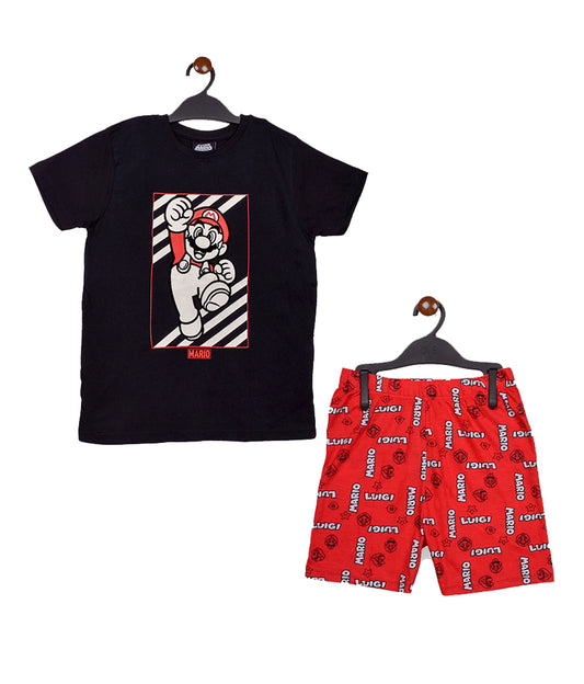 Super Mario Boys Shorty Set