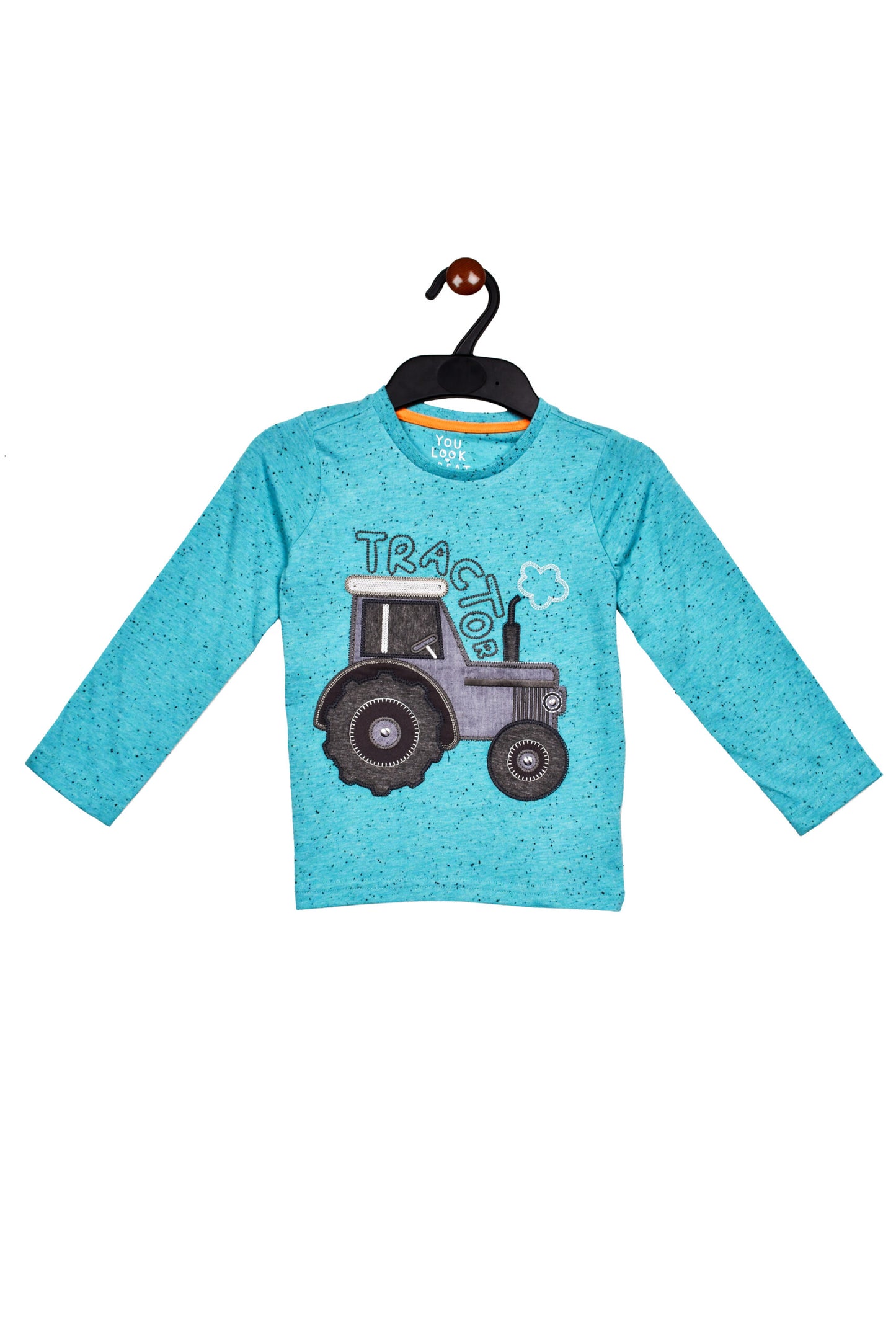 Tractor In Farm Baby Boys T Shirt
