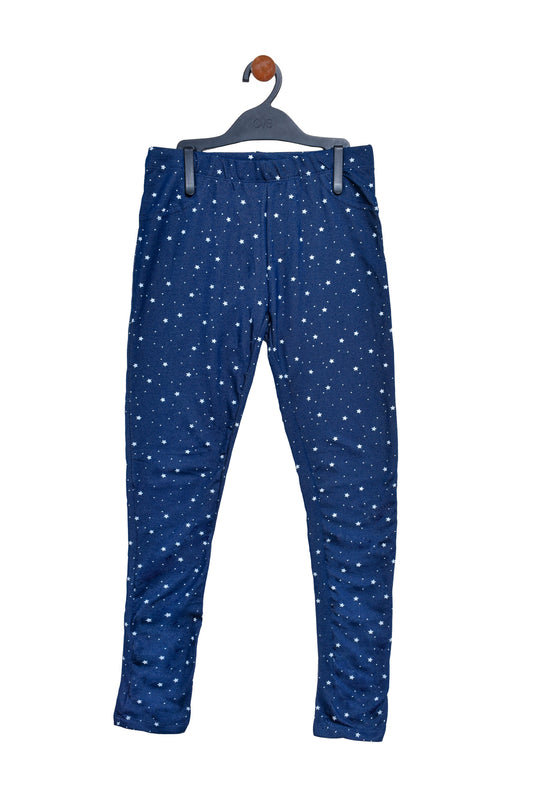 Star Print Jeans Style Girls Jegging Pants