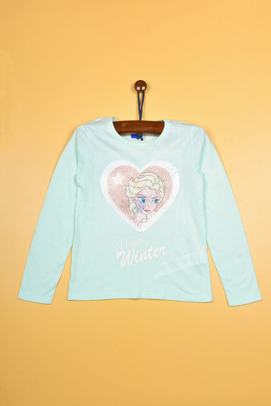 Disney Elsa Sequin T Shirt