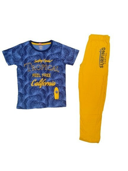 Tropical California Boys Night Suit