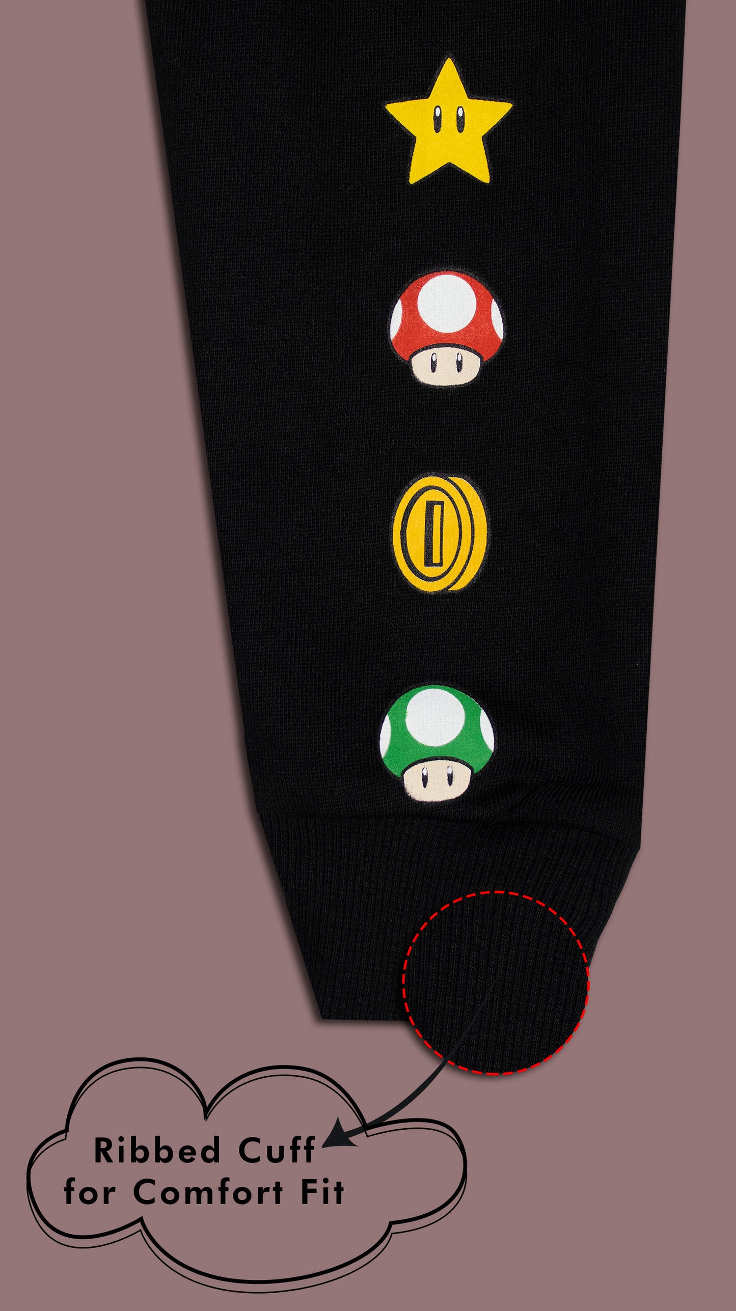 Super Mario All Season Play Zipper And Travelling Hoodie