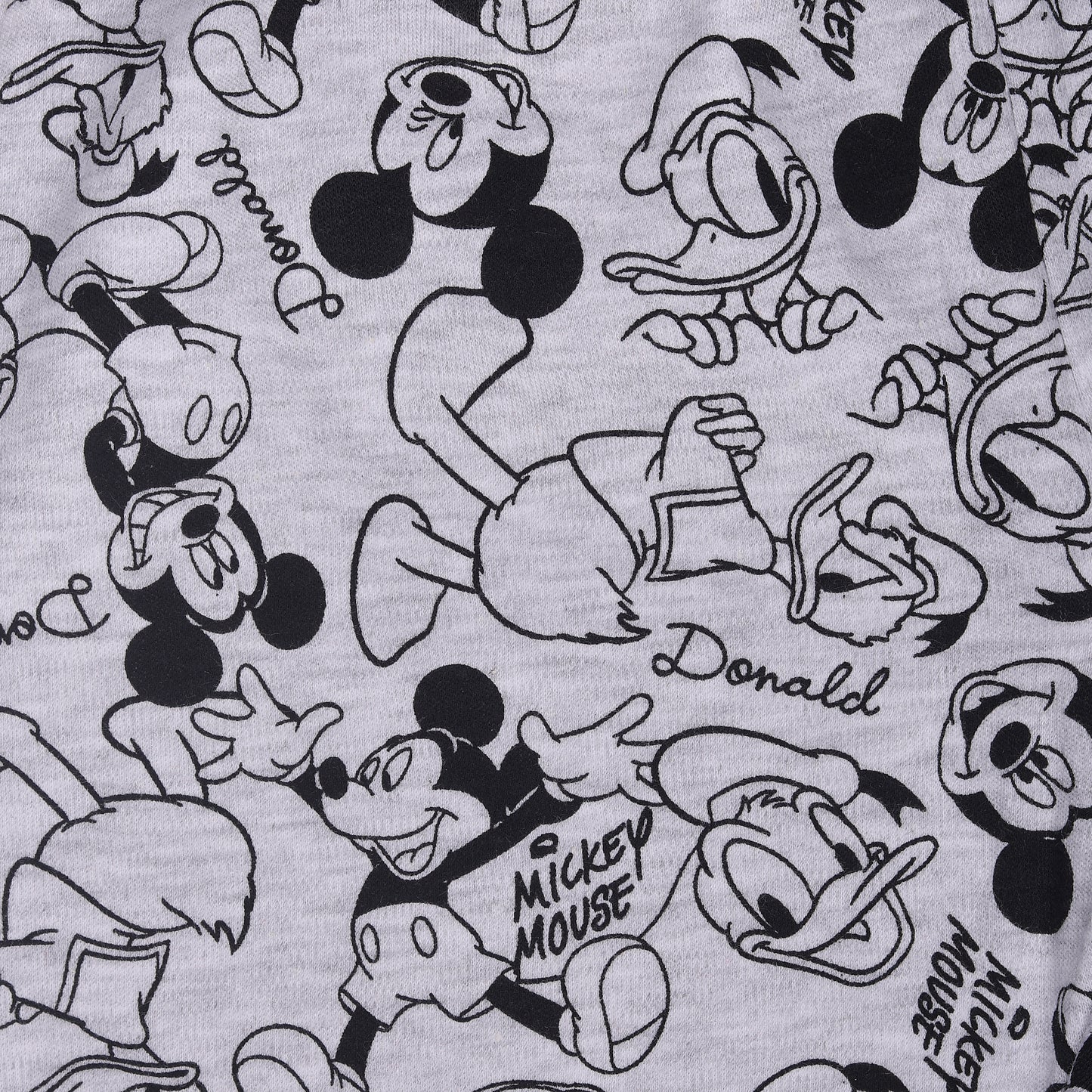 Mickey And Donald Printed Daily Wear Grey Jogger