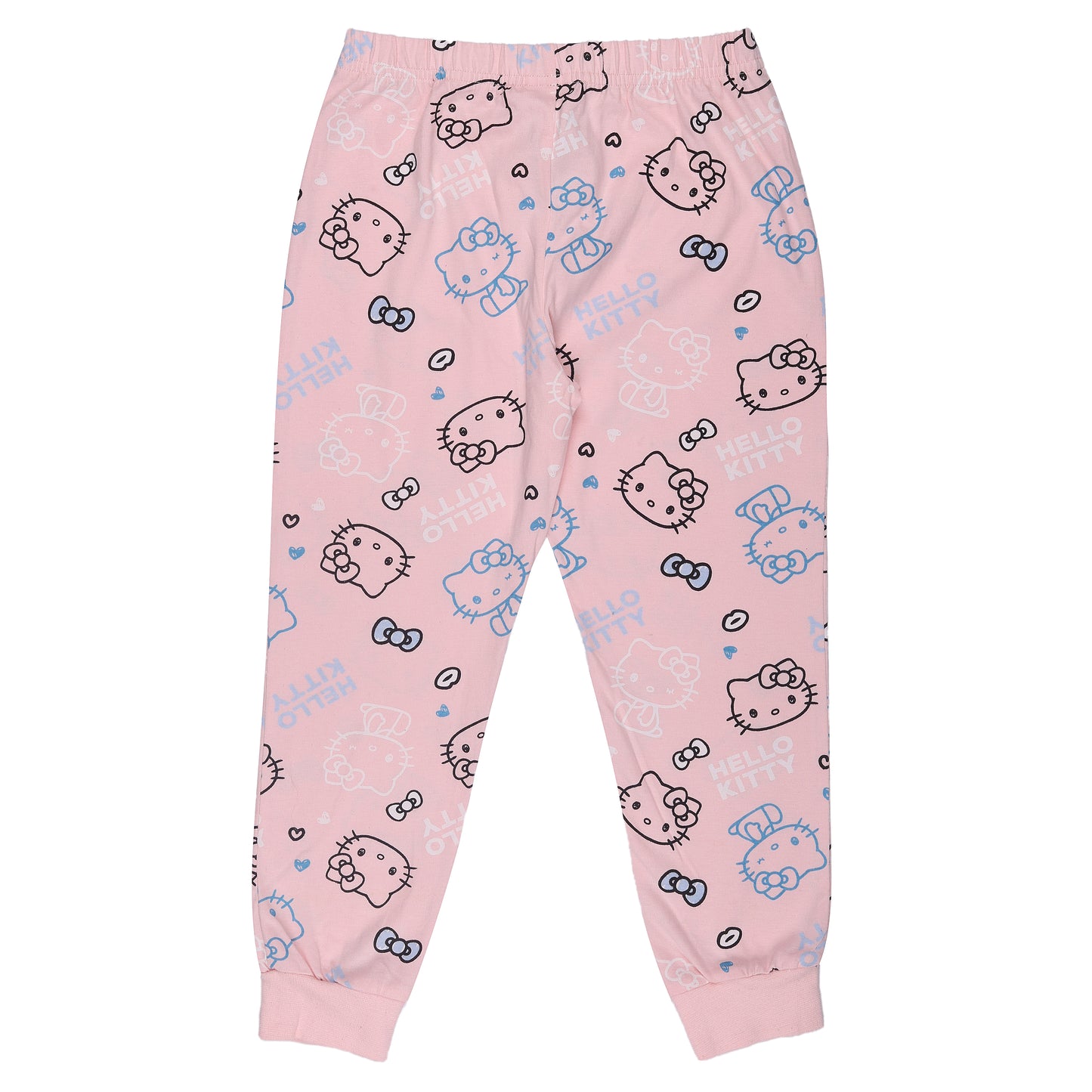Hello Kitty Printed Daily Wear Pink Girl Jogger