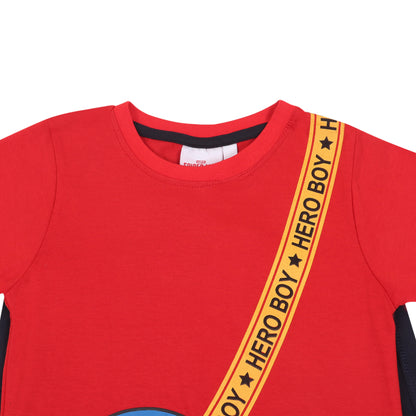 Marvel Captain America Boys Shorty Set With Cape
