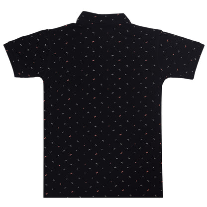 Mandarin Collar Short Sleeve Outing T Shirt