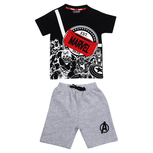 Marvel Super Heroes Zip Pocket Shorty Set