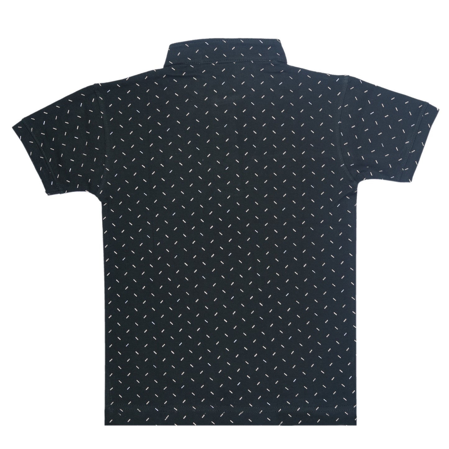 Mandarin Collar Short Sleeve Outing T Shirt