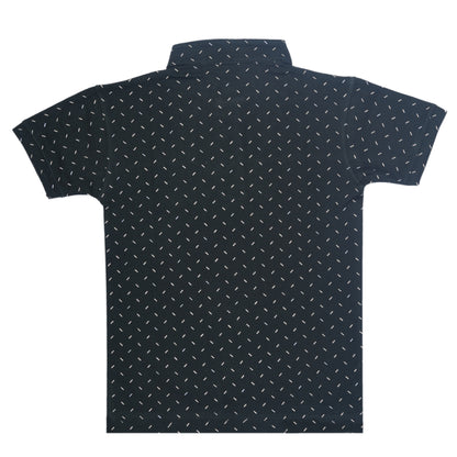 Mandarin Collar Short Sleeve Outing T Shirt