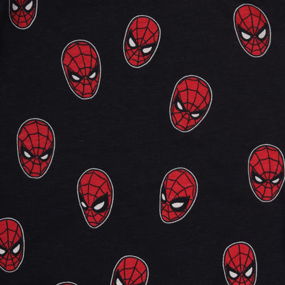 Spiderman Print Glow In Dark Night Suit Travelling Loungewear & Pyjama Set