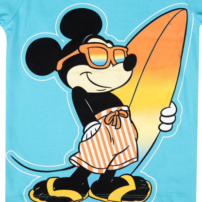 Surfing Mickey Mouse Boys T Shirt