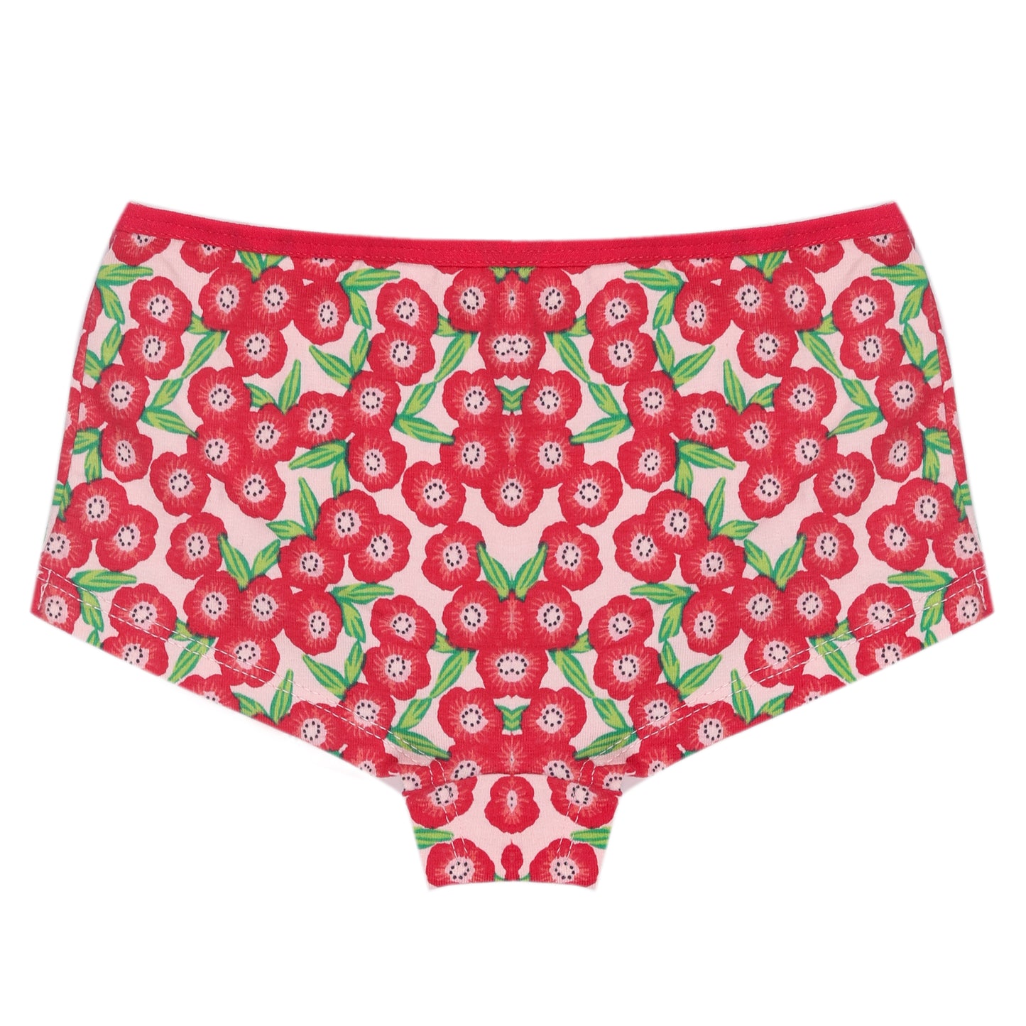 Flower Print Girls Brief Daily Essentials Innerwear