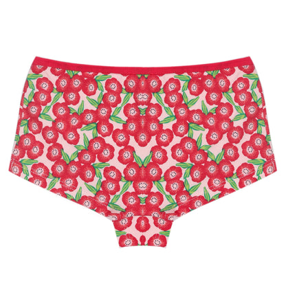 Flower Print Girls Brief Daily Essentials Innerwear