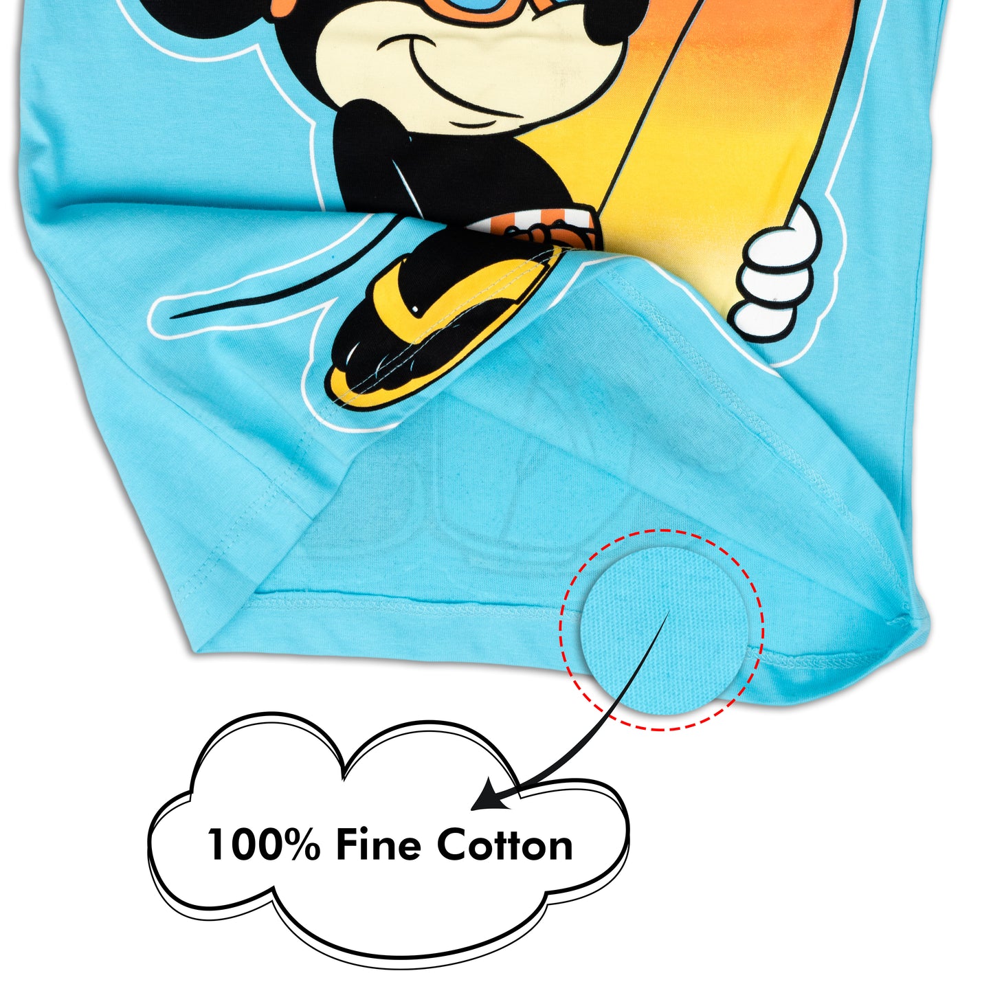 Surfing Mickey Mouse Boys T Shirt