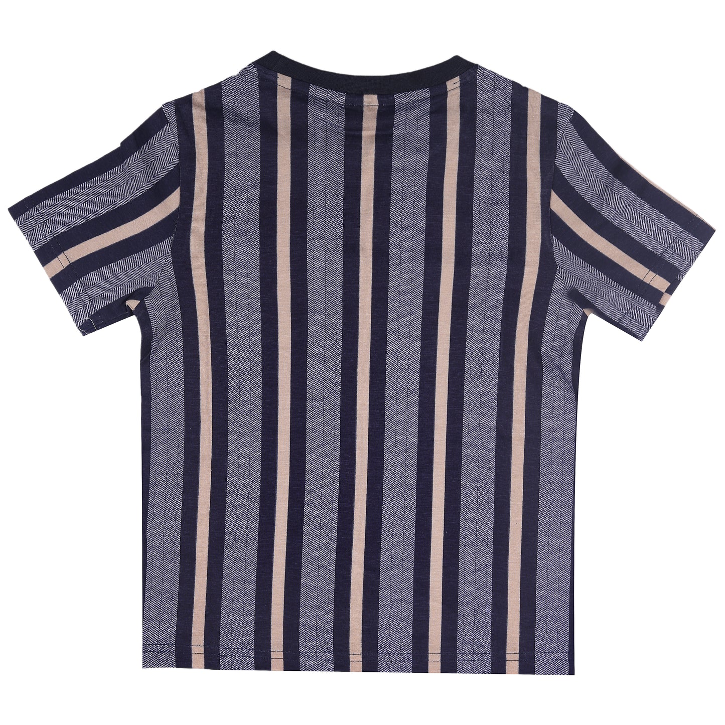 Max & Mia Boys Lining Outing T Shirt With Pocket