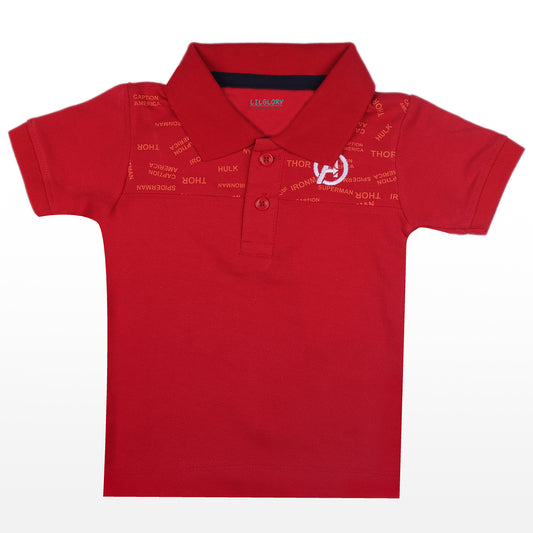 Avengers Polo Collar T Shirt