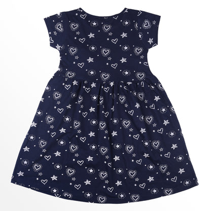 Star Of My Heart Printed Girl Outing Dress