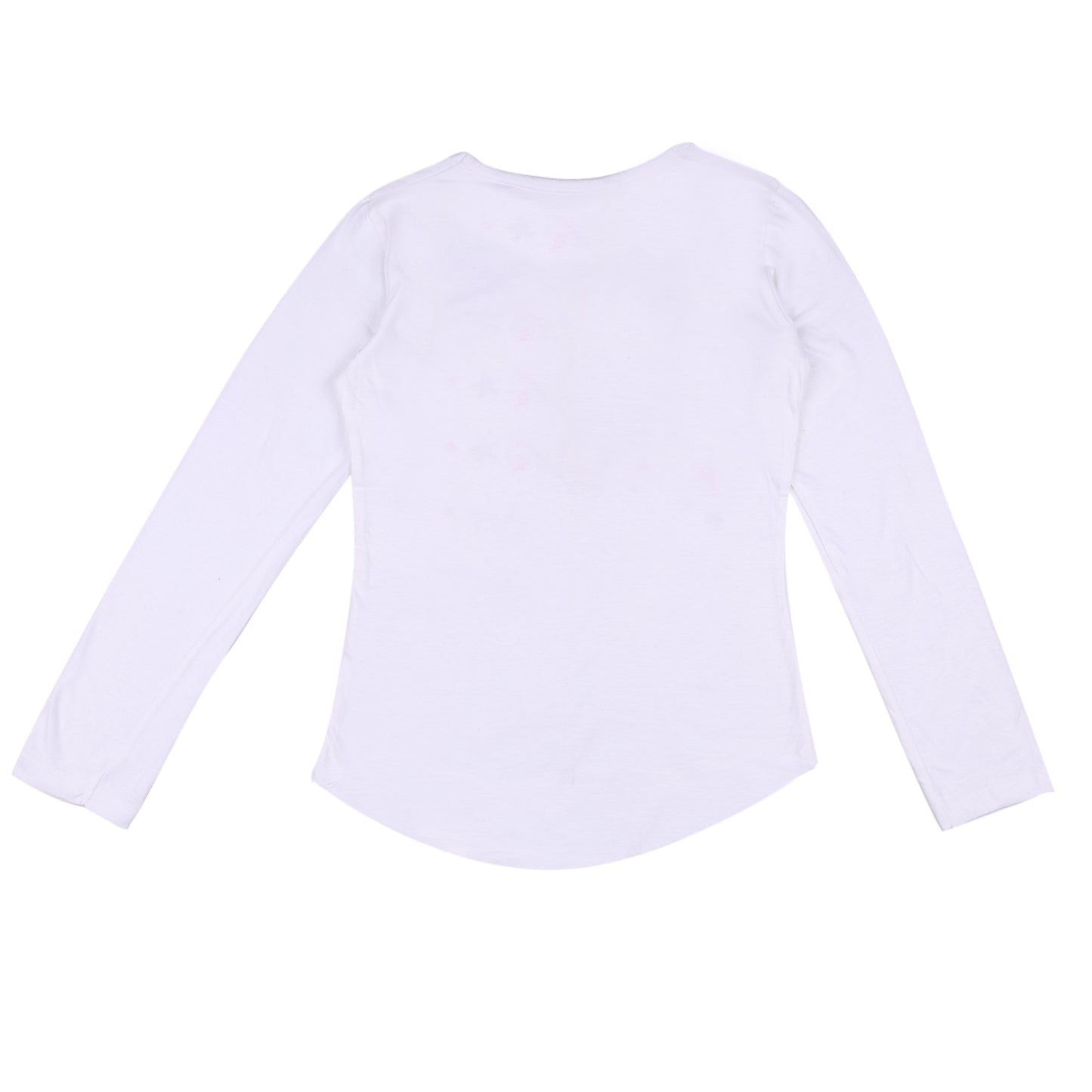 Blooming Hearts Sequin Girls Full Sleeve Casual And Outing T Shirt