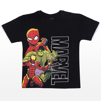 Marvel Super Heroes Short Sleeve Kids T Shirt