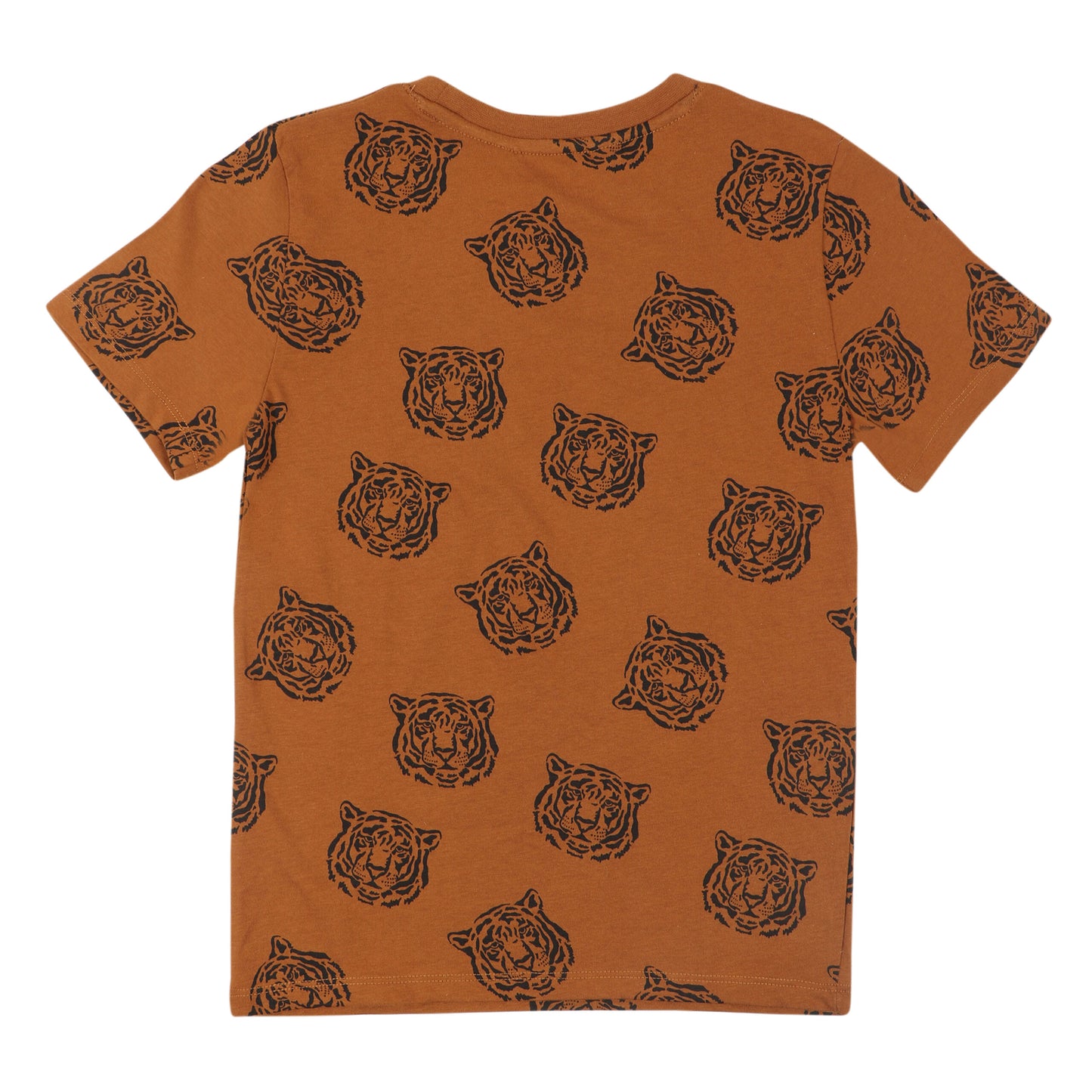 Tiger Print Boys T Shirt