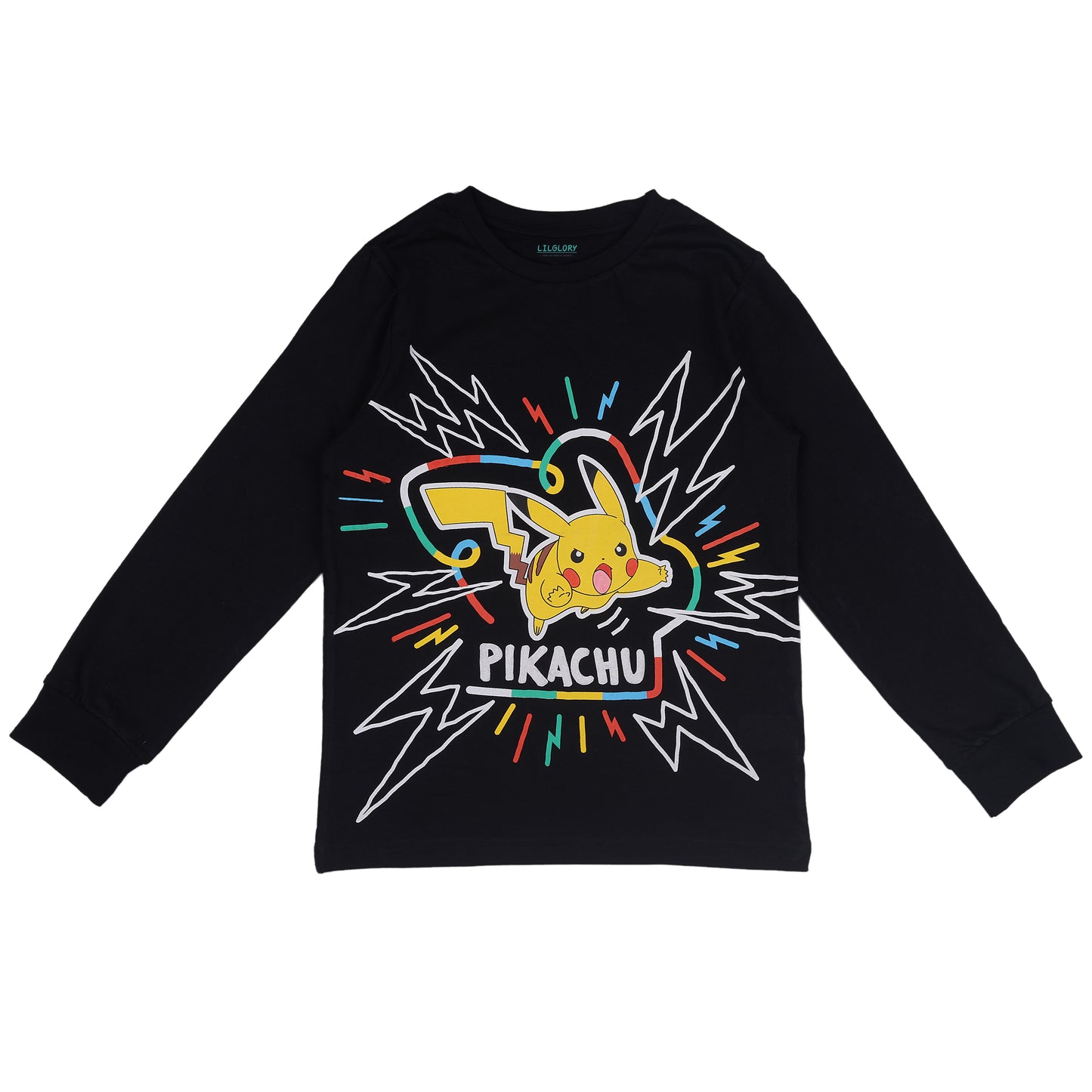 Pokemon Pikachu Printed Boys Night Suit Travelling Loungewear & Pyjama Set