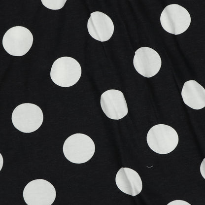 White Polka Dots Retro Look Girls Skirt