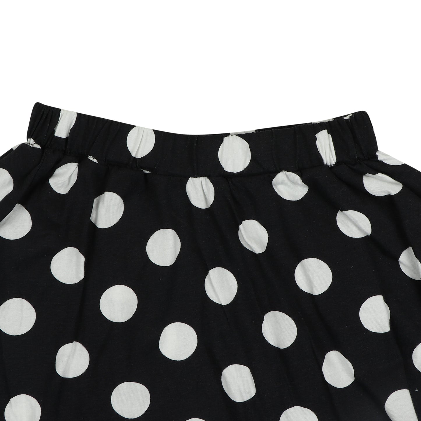 White Polka Dots Retro Look Girls Skirt