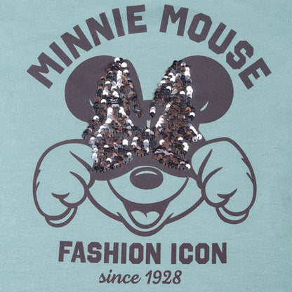 Minnie Mouse Sequin Teal Green Outing & Party Dress