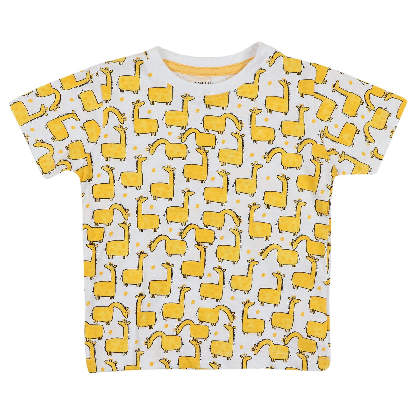 Redtag Giraffe Printed Boys T Shirt