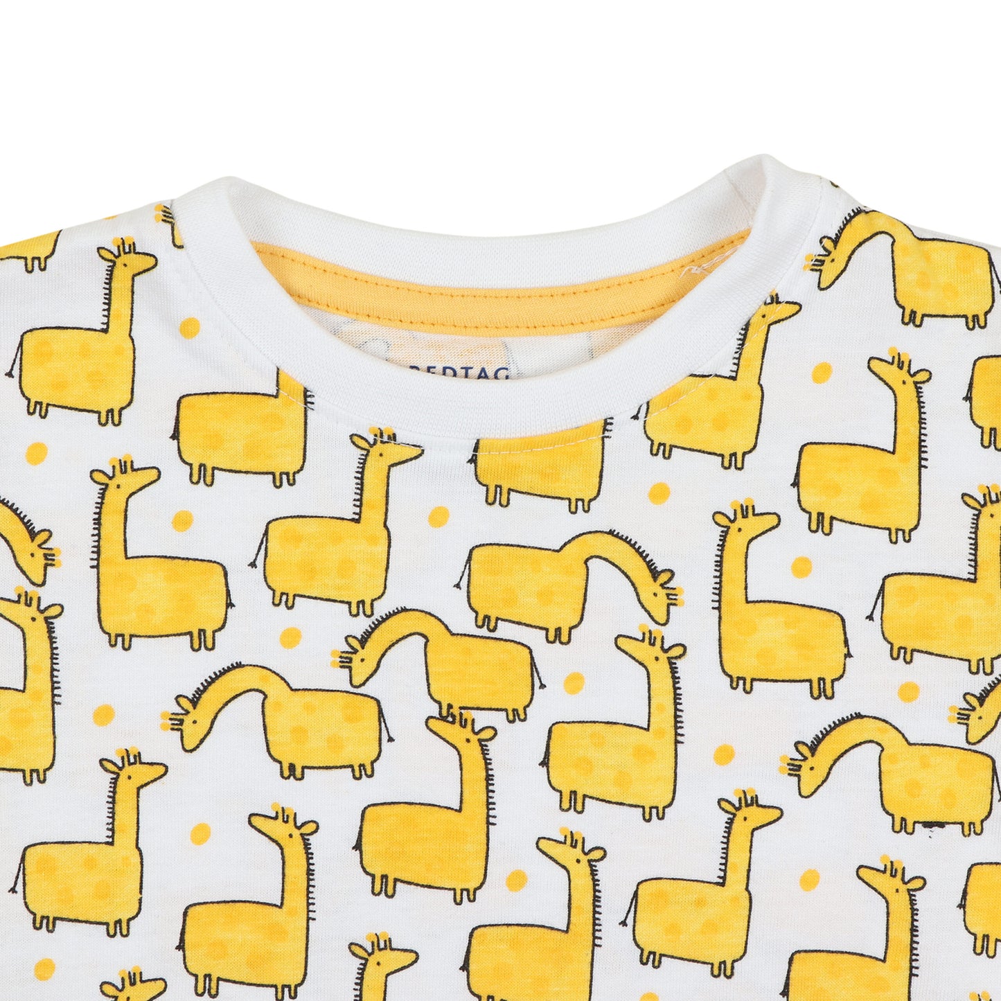 Redtag Giraffe Printed Boys T Shirt