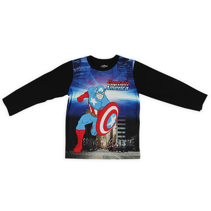Marvel Captain America Night Suit And Loungewear Set