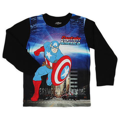 Marvel Captain America Night Suit And Loungewear Set