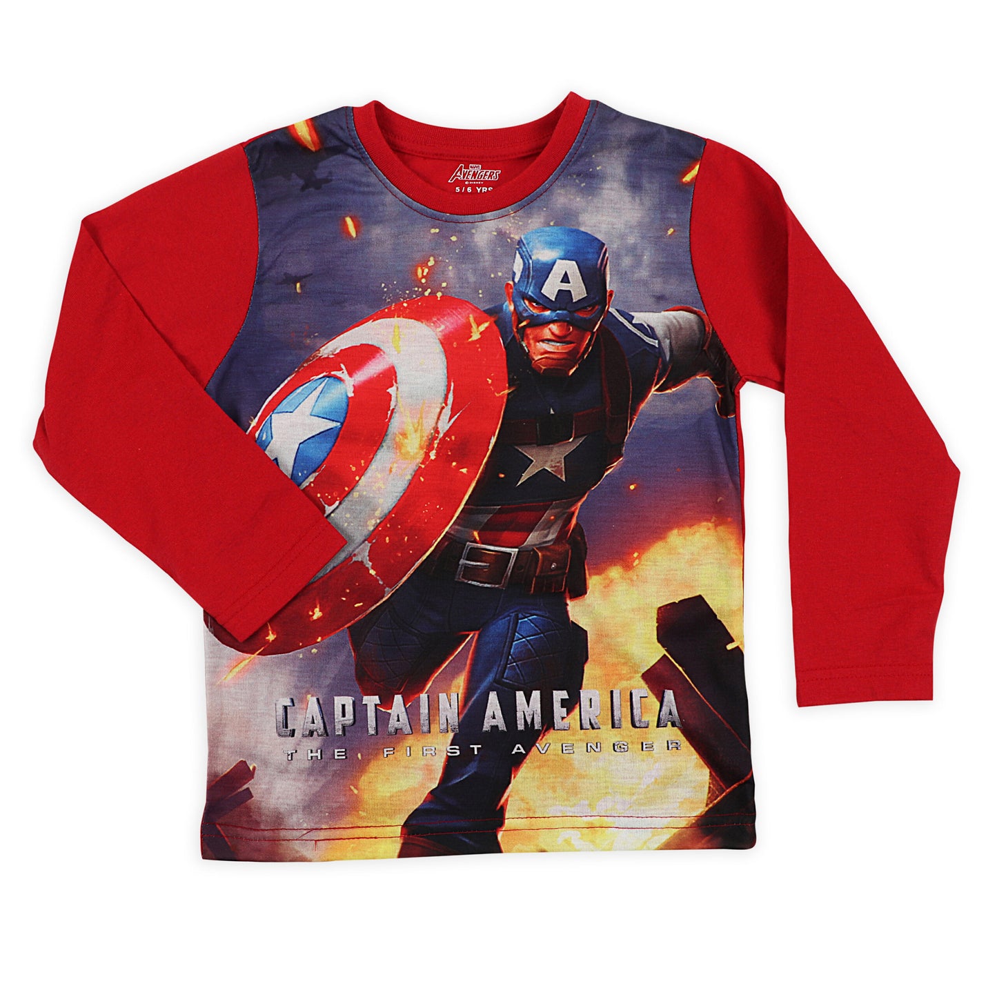 Marvel Captain America Night Suit And Loungewear Set