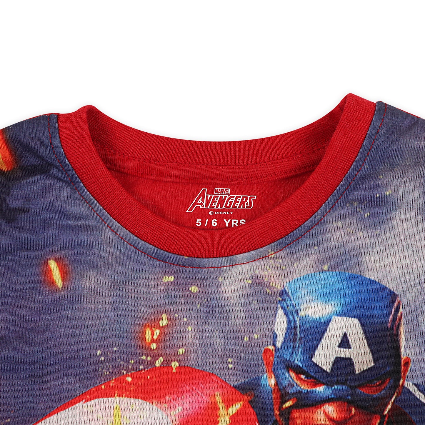 Marvel Captain America Night Suit And Loungewear Set