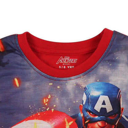Marvel Captain America Night Suit And Loungewear Set