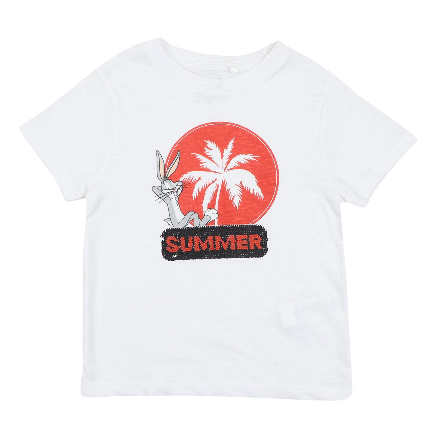 Disney Bunny Summer Sequin T Shirt