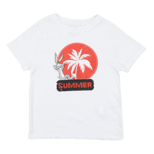 Disney Bunny Summer Sequin T Shirt