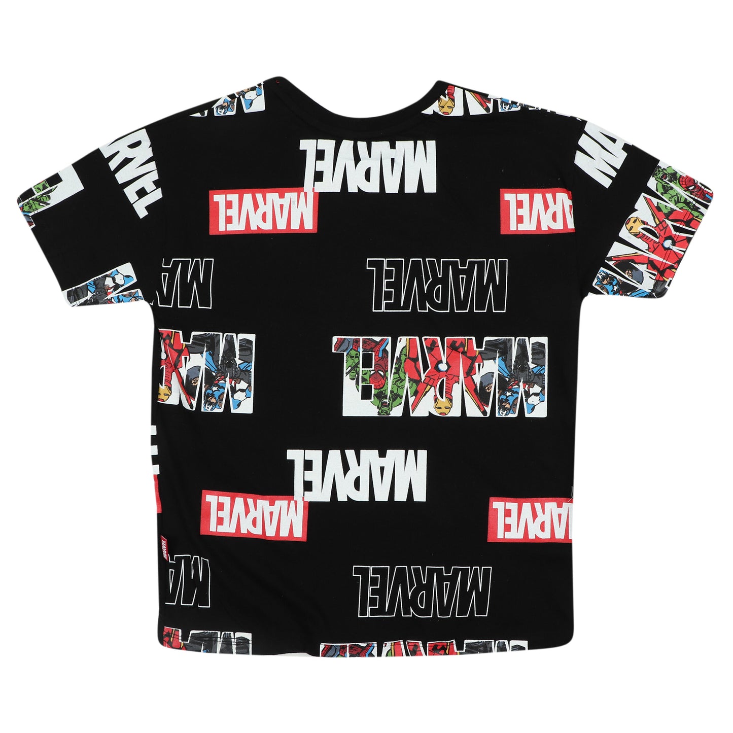 Marvel Badge Printed Boys Outing T Shirt
