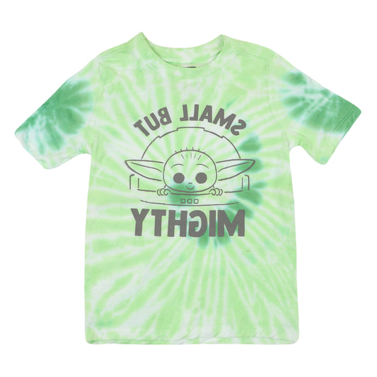 Star War Small But Mighty Tie Dye Printed Boys T Shirt