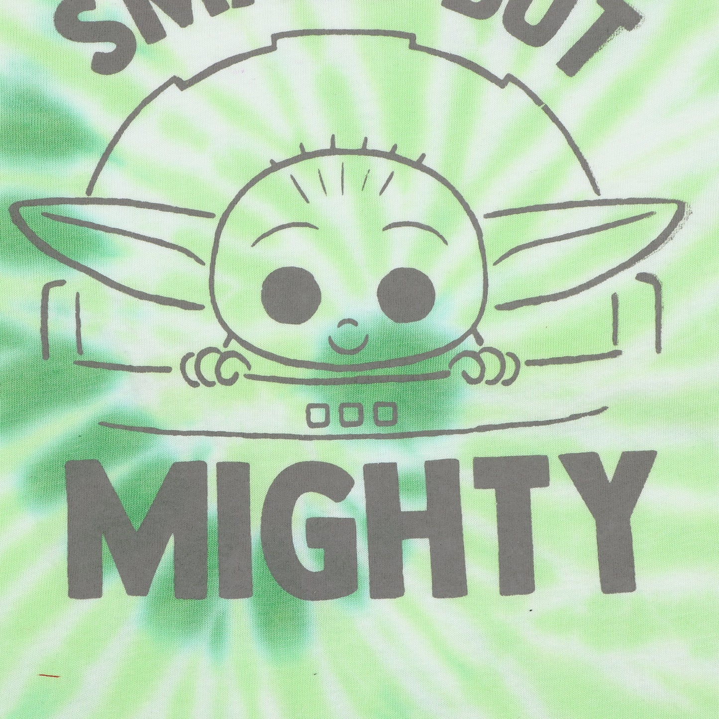 Star War Small But Mighty Tie Dye Printed Boys T Shirt