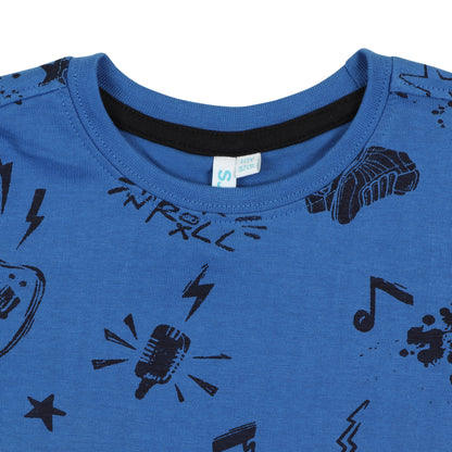 Juniors Rockstar Printed Boys T Shirt