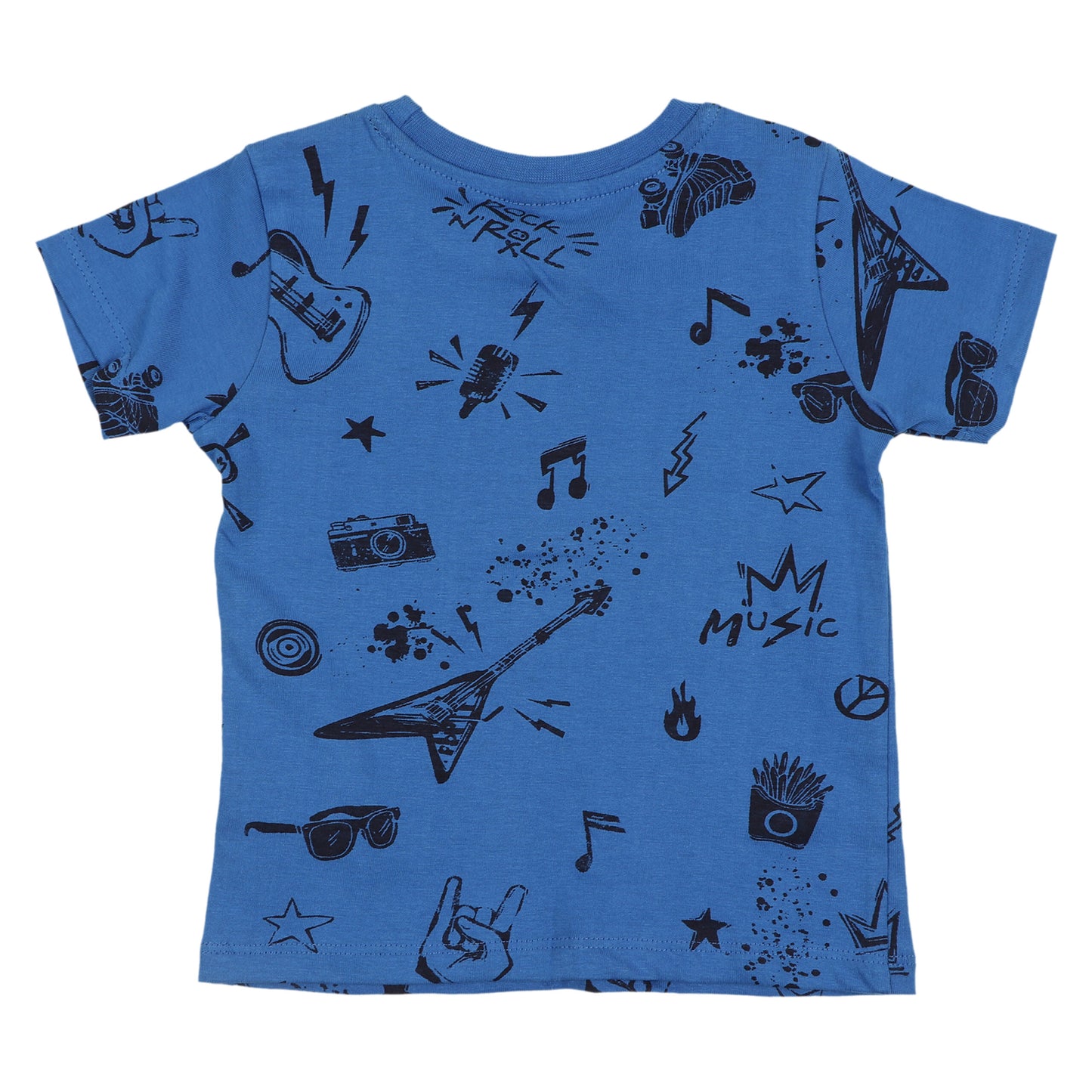 Juniors Rockstar Printed Boys T Shirt