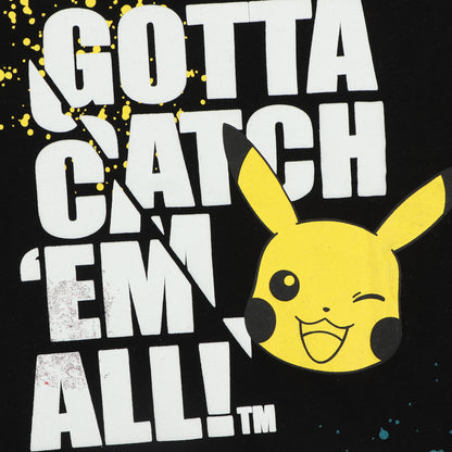 Pokemon Pikachu Puff Print Girls Crop Top T-Shirt