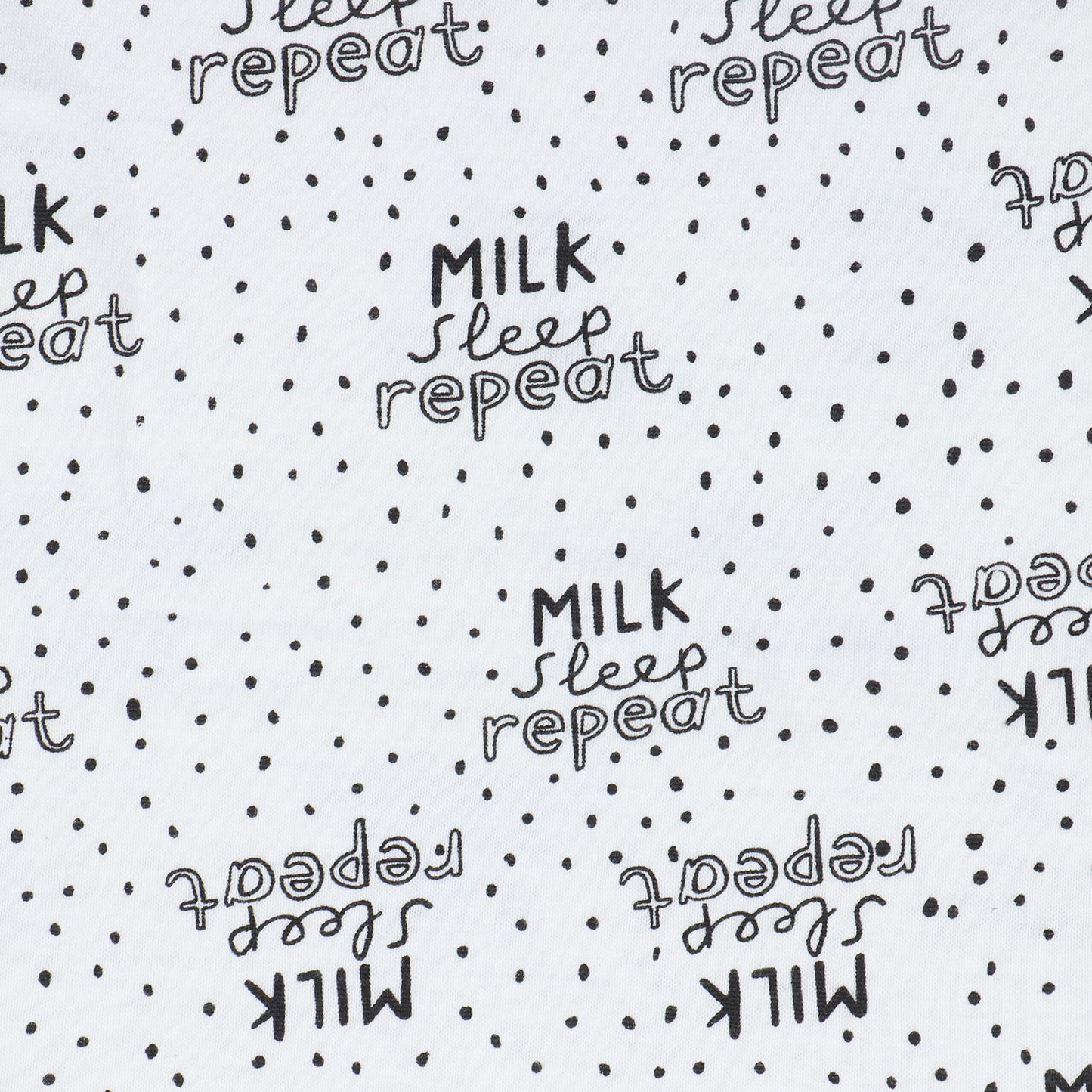 Redtag Milk Sleep Repeat Boys T Shirt